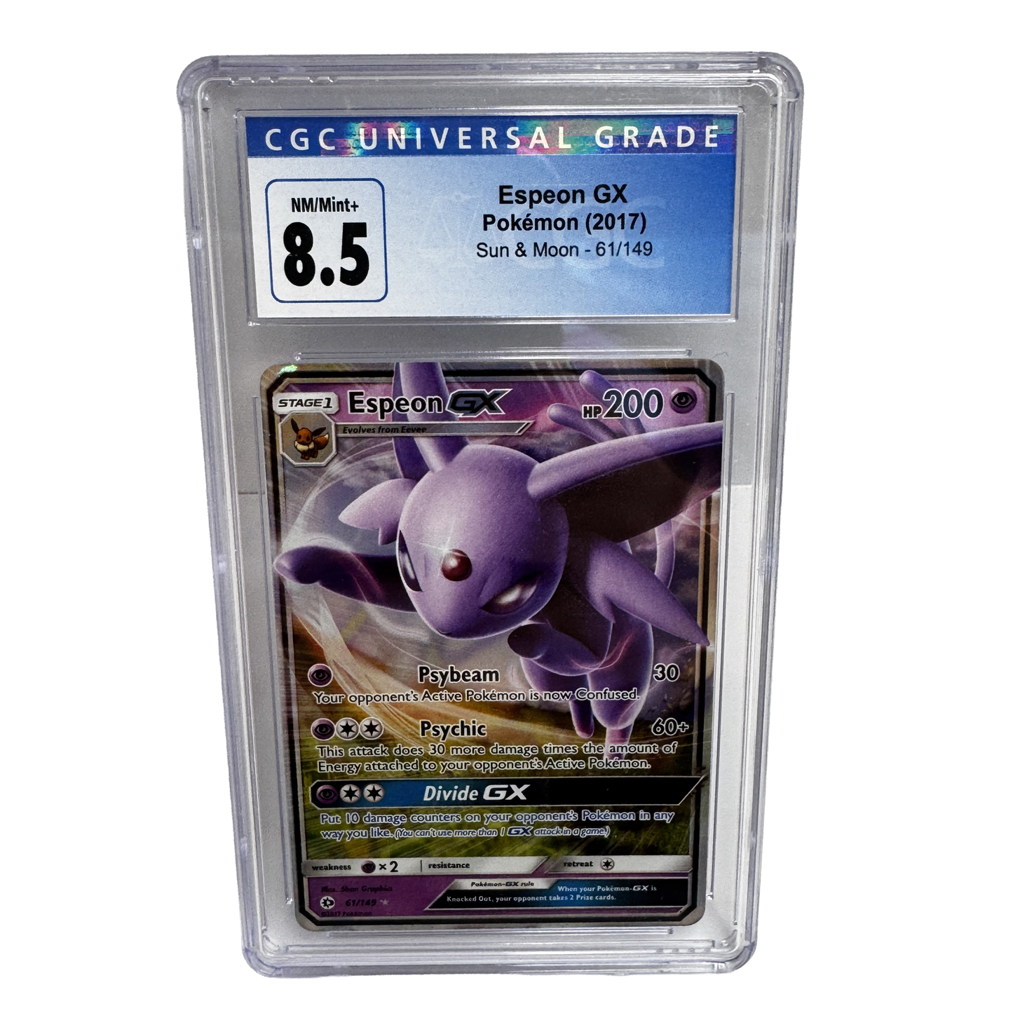 Espeon GX 2017 Pokémon Sun & Moon – CGC 8.5
