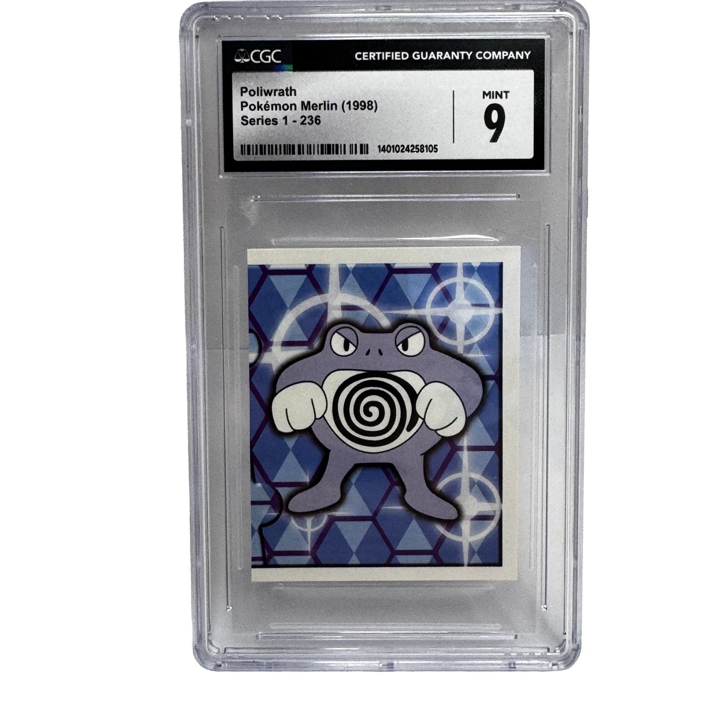1998 Poliwrath CGC 9 – Pokémon Merlin Series 1