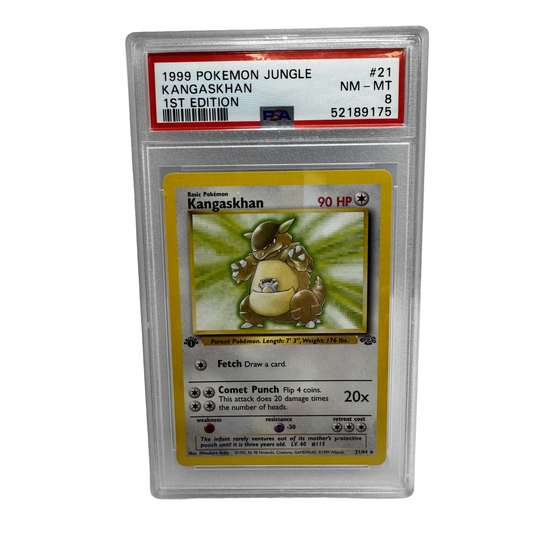 1999 1st Edition Kangaskhan PSA 8 - Jungle
