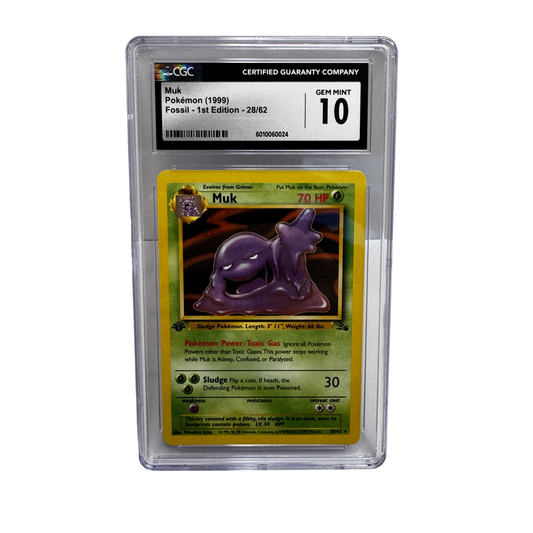 1999 Muk 1st Edition CGC 10 – Fossil Set