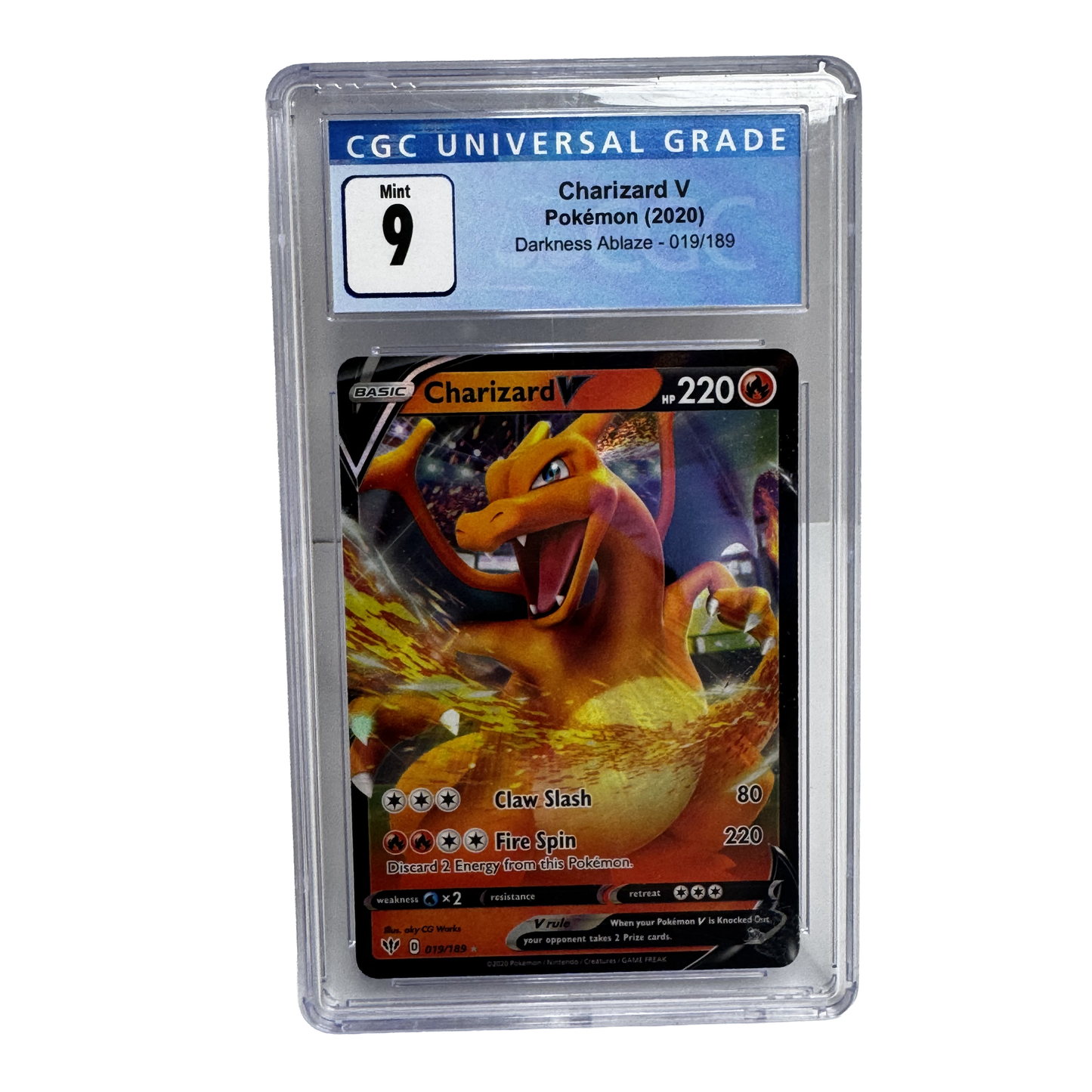 2020 Charizard V CGC 9  – Darkness Ablaze 019/189