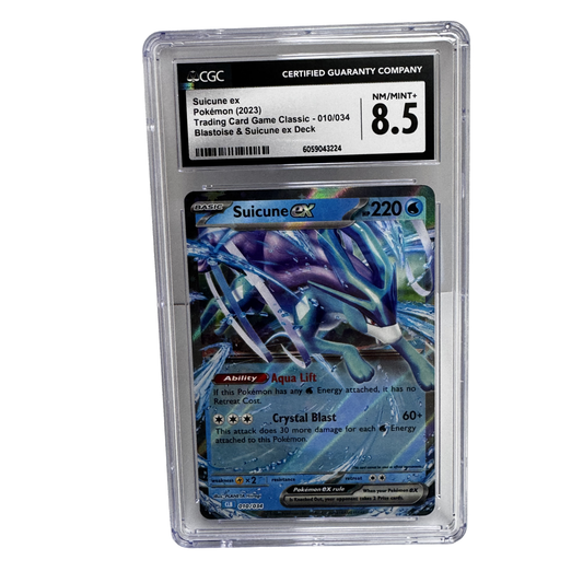 2023 Suicune ex CGC 8.5 – TCG Classic 010/034