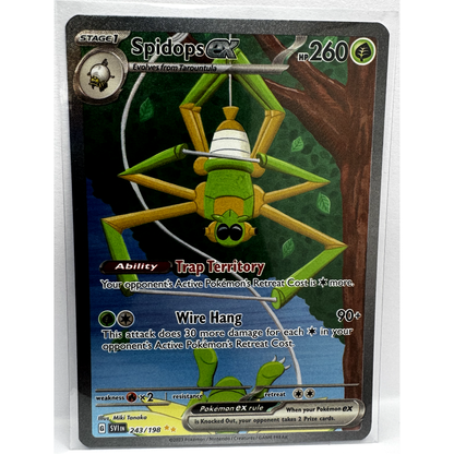 Spidops ex Full Art Secret Rare 243/198 (NM)