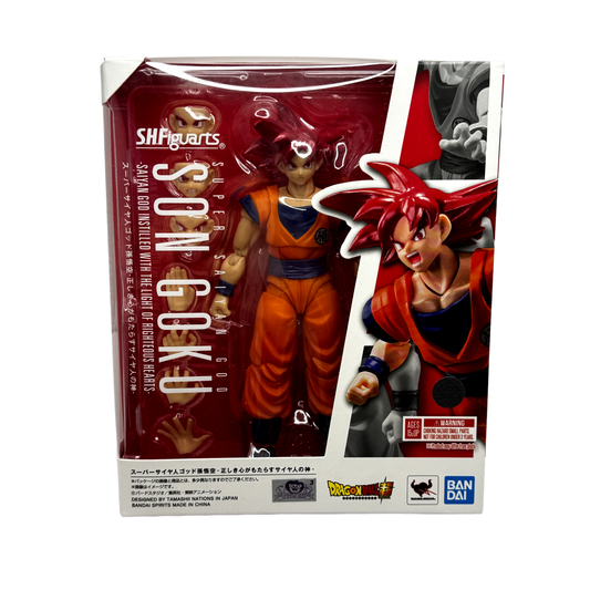 S.H.Figuarts Super Saiyan God Goku Dragon Ball Super Bandai – (New)